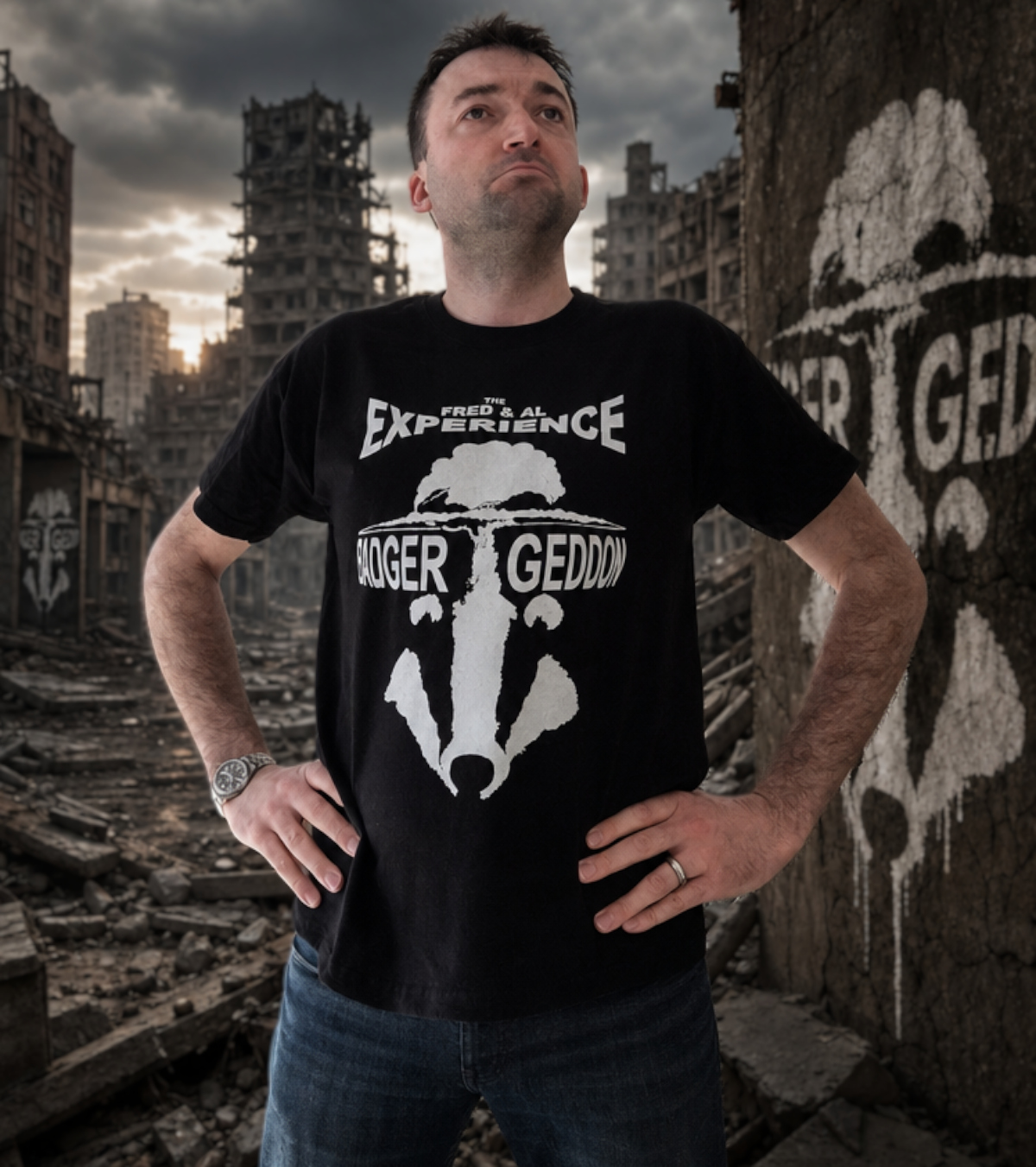 Fred & Al Experience Badgergeddon T-Shirt
